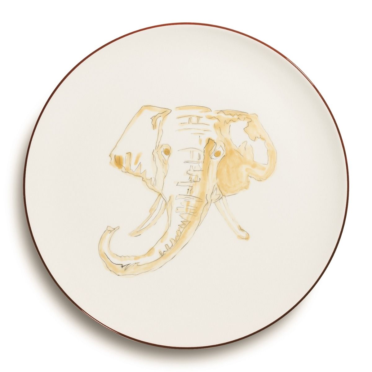 Onderbord-gebakschaal – Big Five Olifant – 32 cm - Afbeelding 3