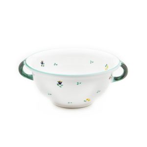 Serveerschaal met oren – Alpenbloemen – 25 cm