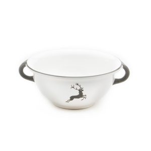 Serveerschaal met oren – Hert grijs – 17 cm