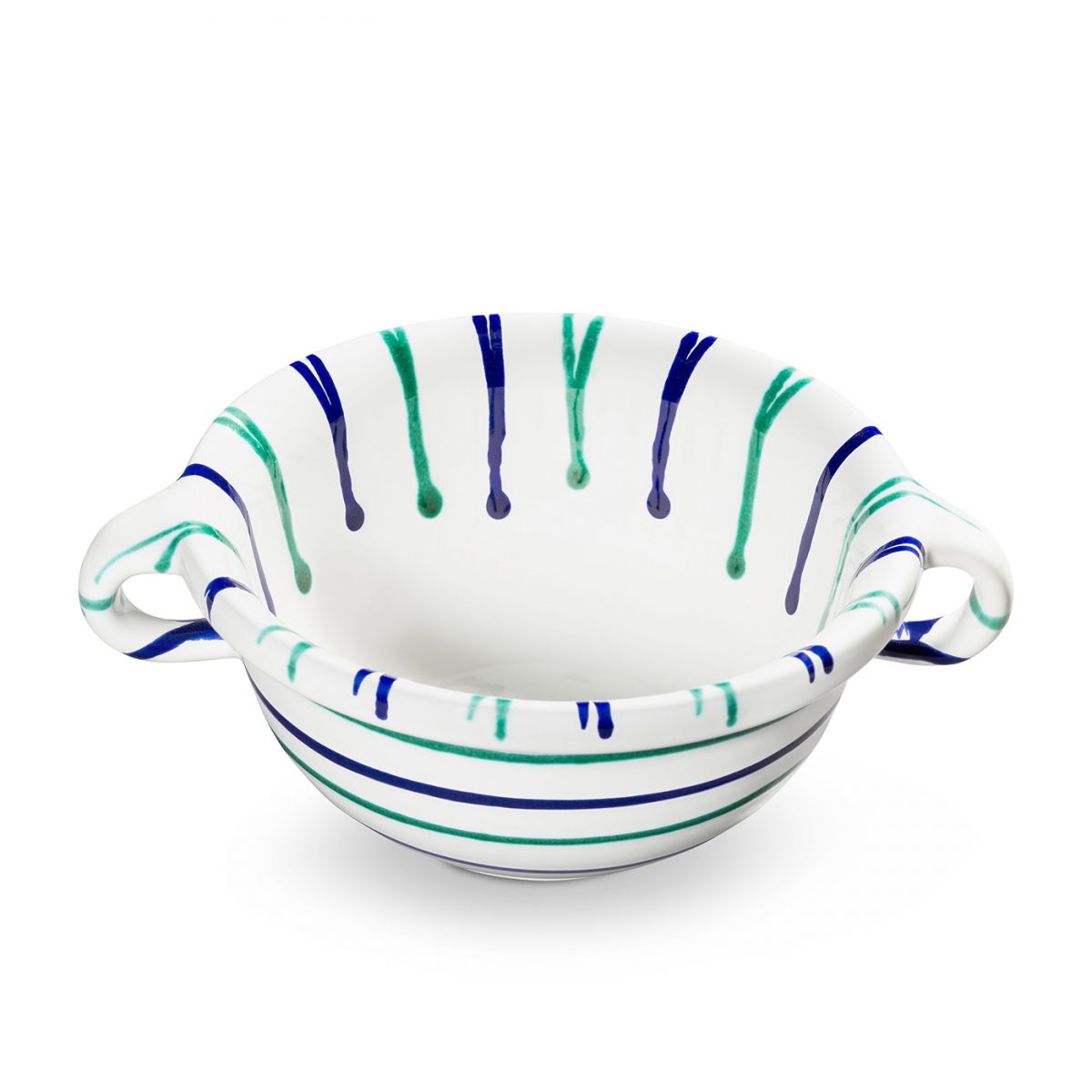 Serveerschaal met oren – Gevlamd Traunsee – 17 cm