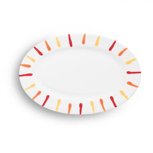 Serveerschaal ovaal – Gevlamd Landlust – 21 x 14 cm