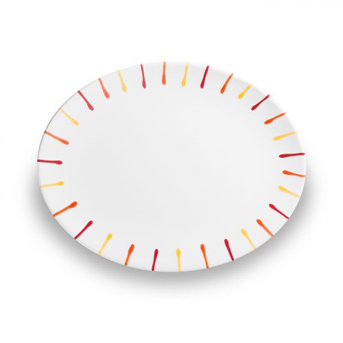 Serveerschaal ovaal – Gevlamd Landlust – 33 x 26 cm - Afbeelding 2