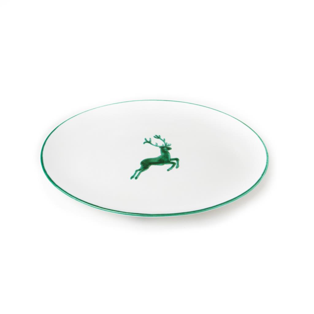 Serveerschaal ovaal – Hert groen – 33 x 26 cm