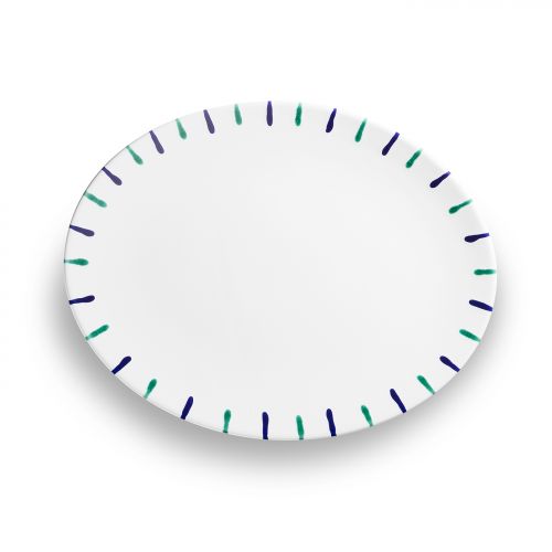 Serveerschaal ovaal – Gevlamd Traunsee – 33 x 26 cm - Afbeelding 2