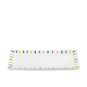 Serveerschaal rechthoek – Gevlamd Bont – 36 x 15 cm