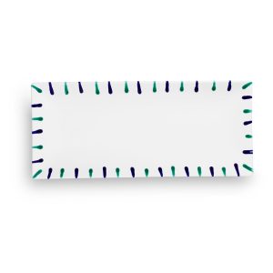 Serveerschaal rechthoek – Gevlamd Traunsee – 36 x 15 cm
