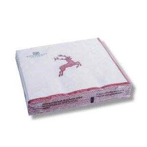 Servetten – Hert bordeauxrood – 33×33 cm