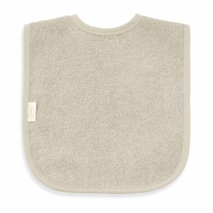 Slabbetje met naam | Beige