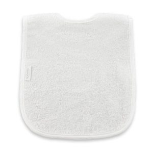 Slabbetje met naam | Wit