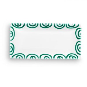 Snackschaal – Gevlamd groen – 22 x 11 cm