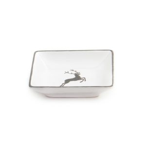 Snackschaal – Hert grijs – 11 x 11 cm