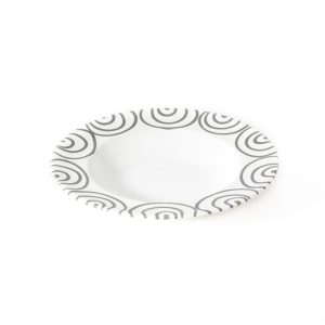 Soepbord – Gevlamd grijs – 24 cm