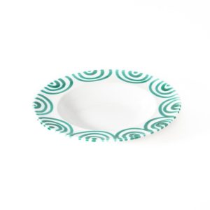 Soepbord – Gevlamd groen – 24 cm