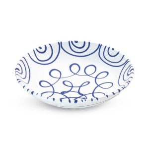 Soepbord – Gevlamd donkerblauw – 20 cm