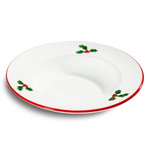 Soepbord – Winterbes robijnrood – 24 cm