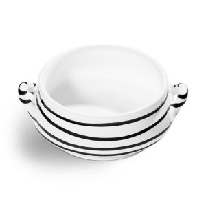 Soepkom – Gevlamd zwart – 0,37 ltr