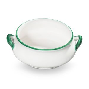 Soepkom – Rand groen – 0,37 ltr