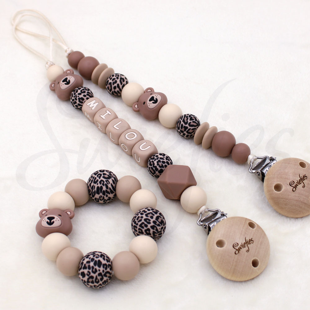 Bijtring | Beer | Panterprint - Afbeelding 3