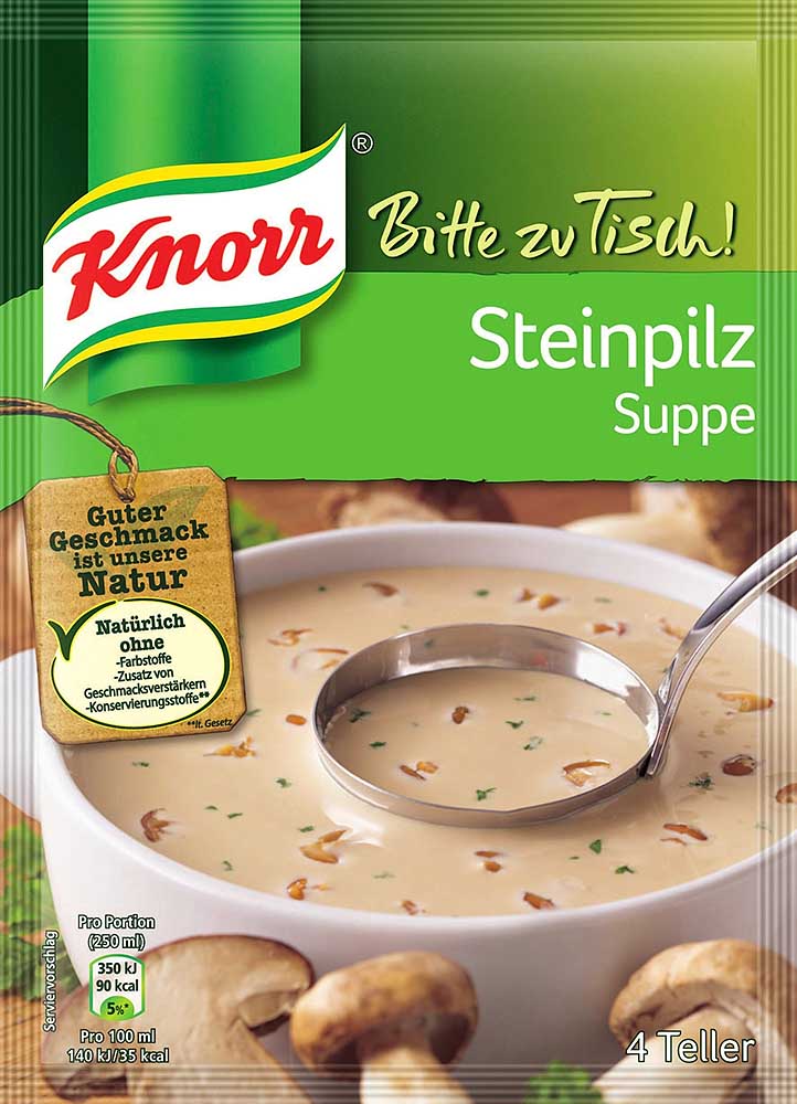 Knorr Steinpilzsuppe - Afbeelding 2