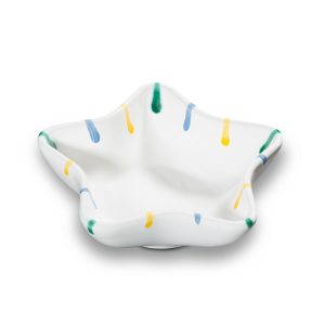 Schaaltje ster – Gevlamd Bont – 14 cm – cadeauverpakking