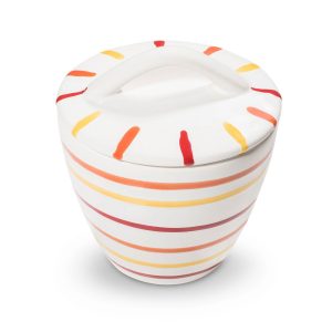 Suikerpot recht – Gevlamd Landlust – 9 cm