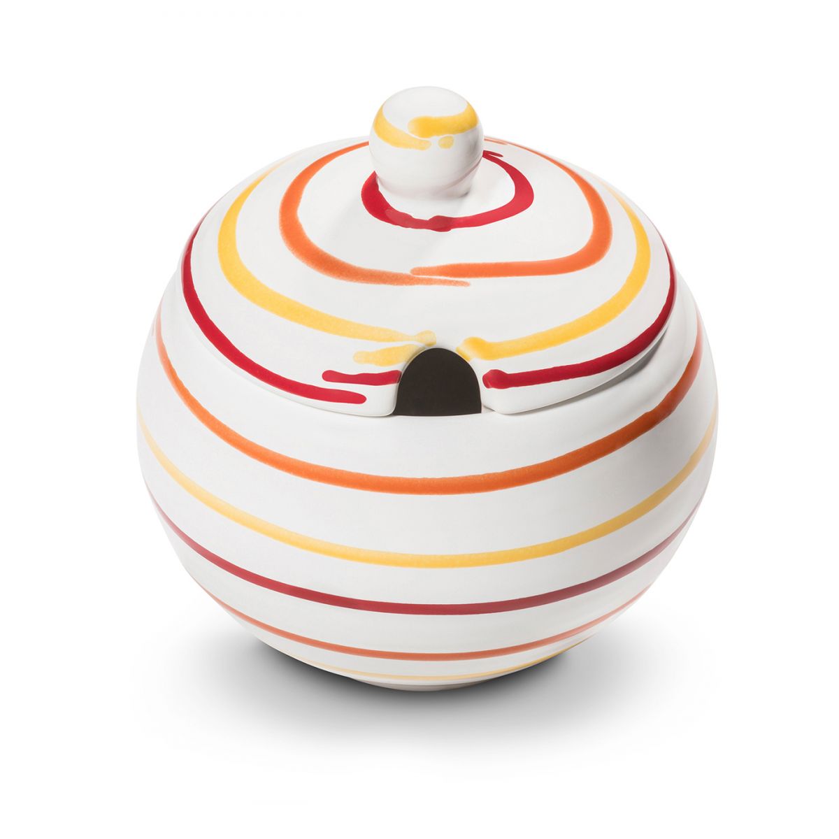 Suikerpot bol – Gevlamd Landlust – 10 cm