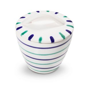 Suikerpot recht – Gevlamd Traunsee – 9 cm