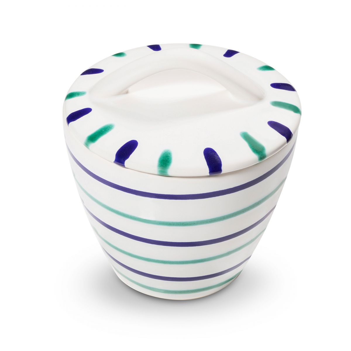 Suikerpot recht – Gevlamd Traunsee – 9 cm - Afbeelding 2