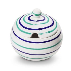 Suikerpot bol – Gevlamd Traunsee – 10 cm