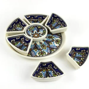 Tunesische Tapas Set Rond XL – Modern Design & Hoogwaardig Keramiek