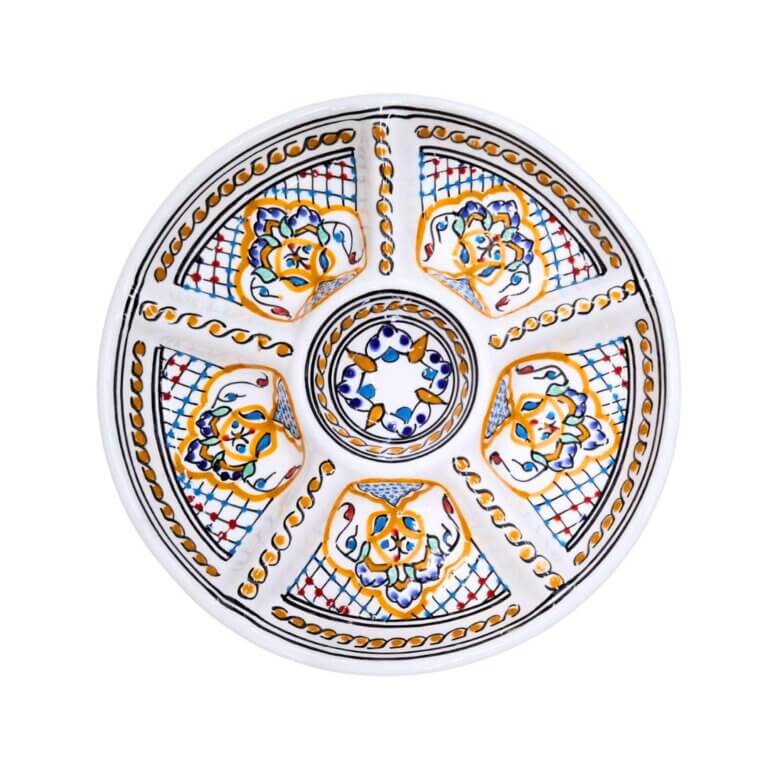 Tunesische Tapasschaal – Handgemaakt Aardewerk - Afbeelding 7