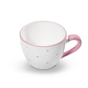 Theebeker Maxima – Hartjes roze – 0,4 ltr