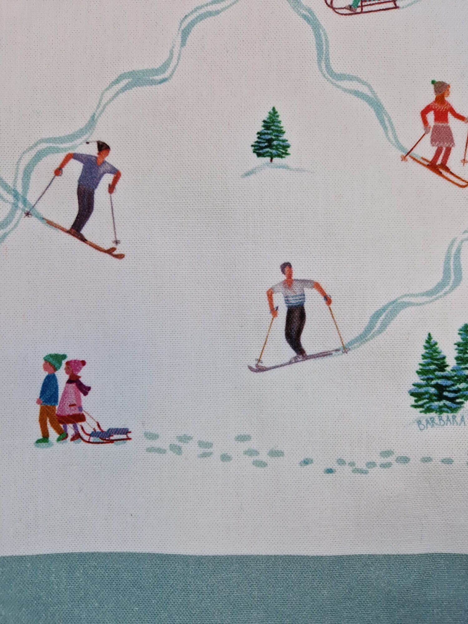 Theedoek skipiste - Afbeelding 5