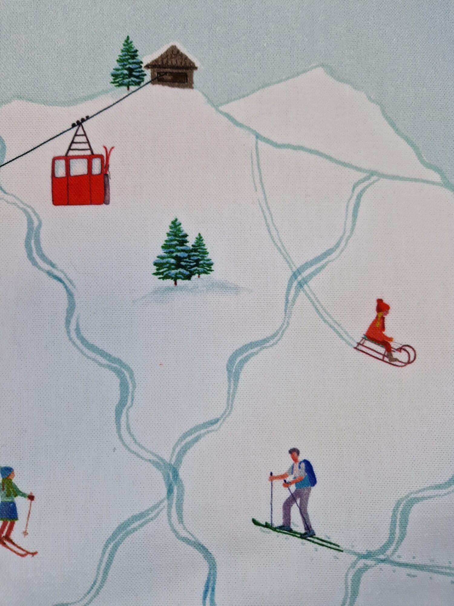 Theedoek skipiste - Afbeelding 6