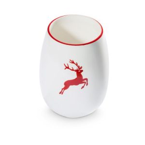 Vaas – Hert robijnrood – 15 cm