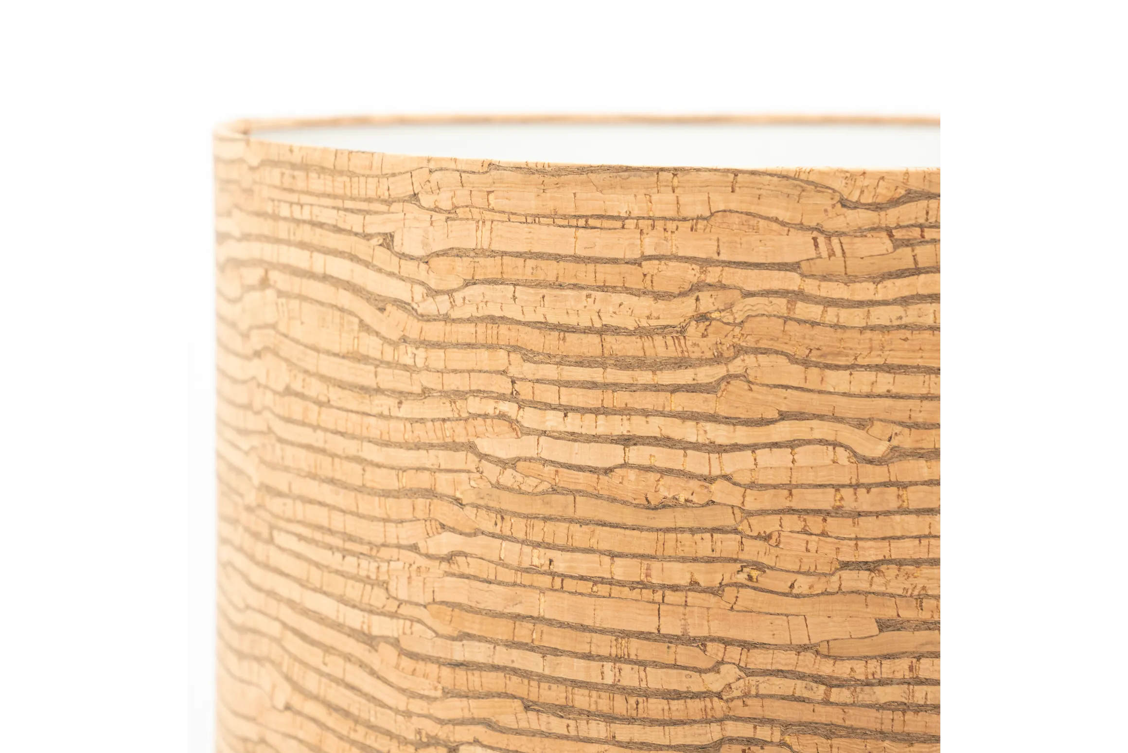 By-Boo Kura Vloerlamp – Kurk & Metaal (155 cm) - Afbeelding 3