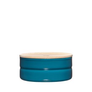 Riess – Voorraadbus laag – blauw – 13 cm