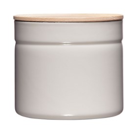 Riess – Voorraadbus midden – licht grijs – 13 cm