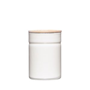 Riess – Voorraadbus midden – puur wit – 8 cm