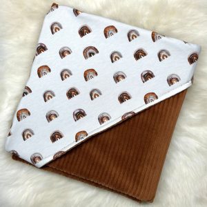 WIKKELDOEK | Rainbow | Rib Cognac