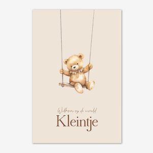 Felicitatiekaart Geboorte | Beertje