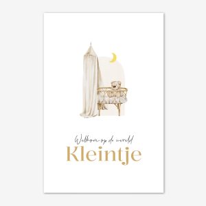 Felicitatiekaart Geboorte | Wieg