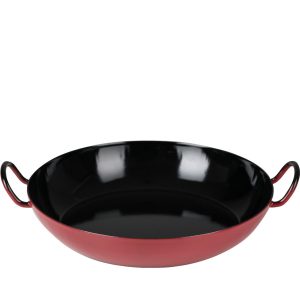 Riess – Wokpan met oren – rood – 30 cm