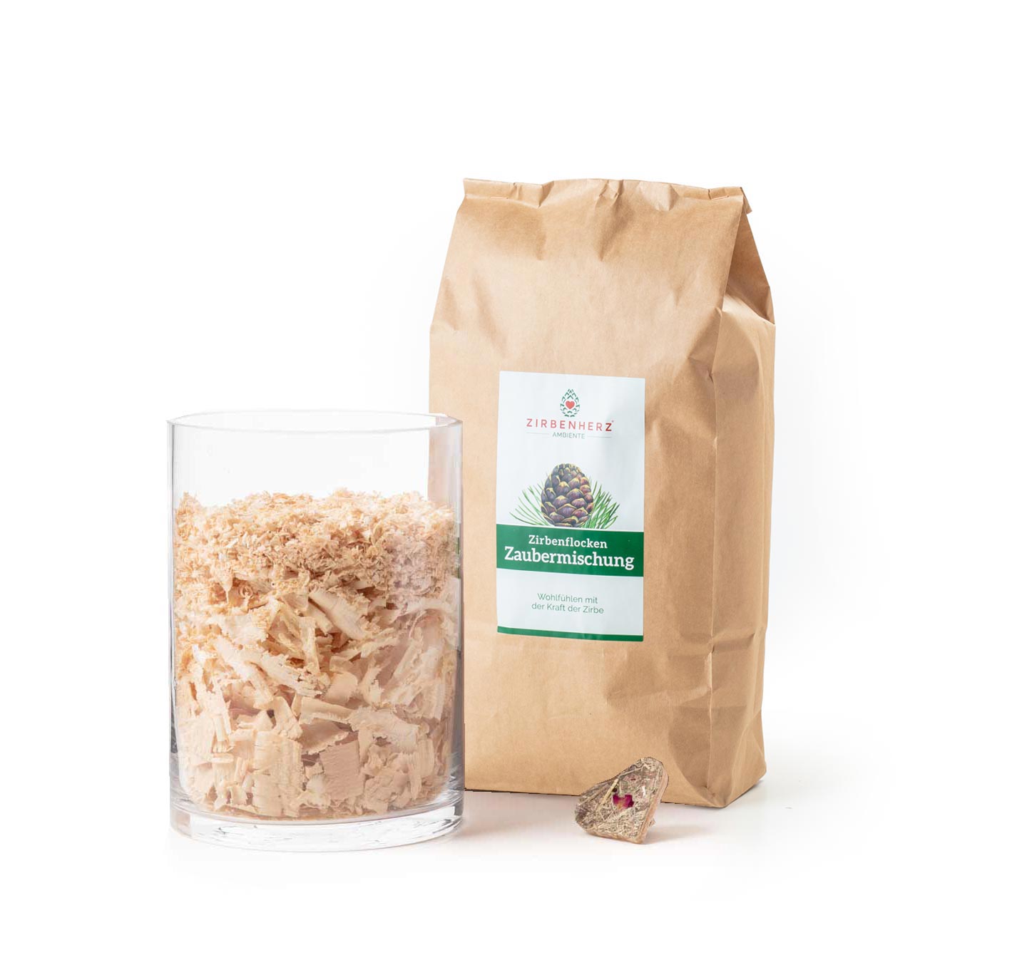 Zirben houtkrullen 400 gram