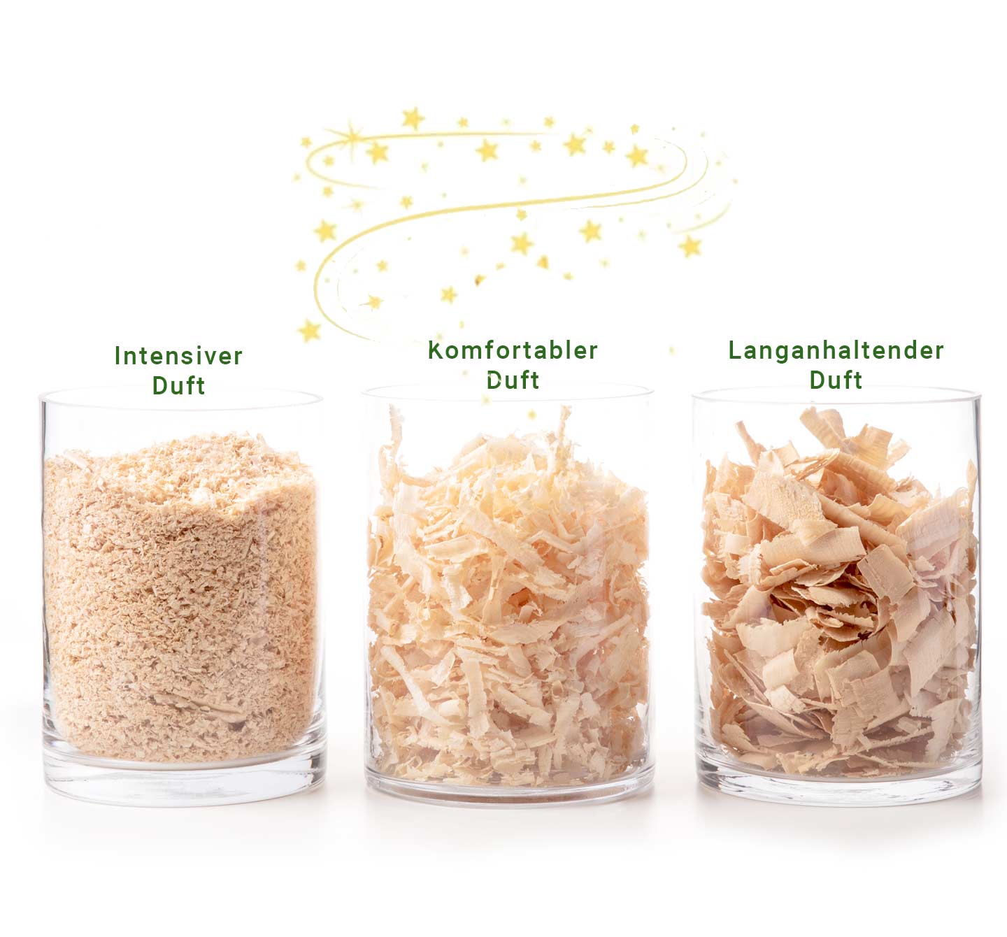 Zirben houtkrullen 400 gram - Afbeelding 4