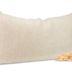 Zirben kussen beige linnen – 17 x 29 cm