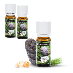 Zirben olie – set 3 x 10 ml