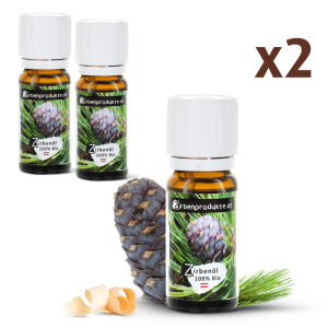 Zirben olie – set 6 x 10 ml