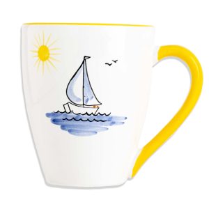 Koffiebeker Max – Zomer – Zeilboot – 0,3 ltr