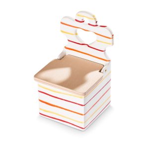 Zoutpot met houten deksel – Gevlamd Landlust – 18 cm